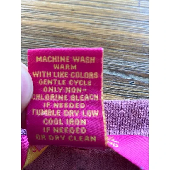 Catherine Malandrino Short‎ Sleeve Crew Neck Textured Knit Top Salmon Xsmall P - Picture 5 of 6